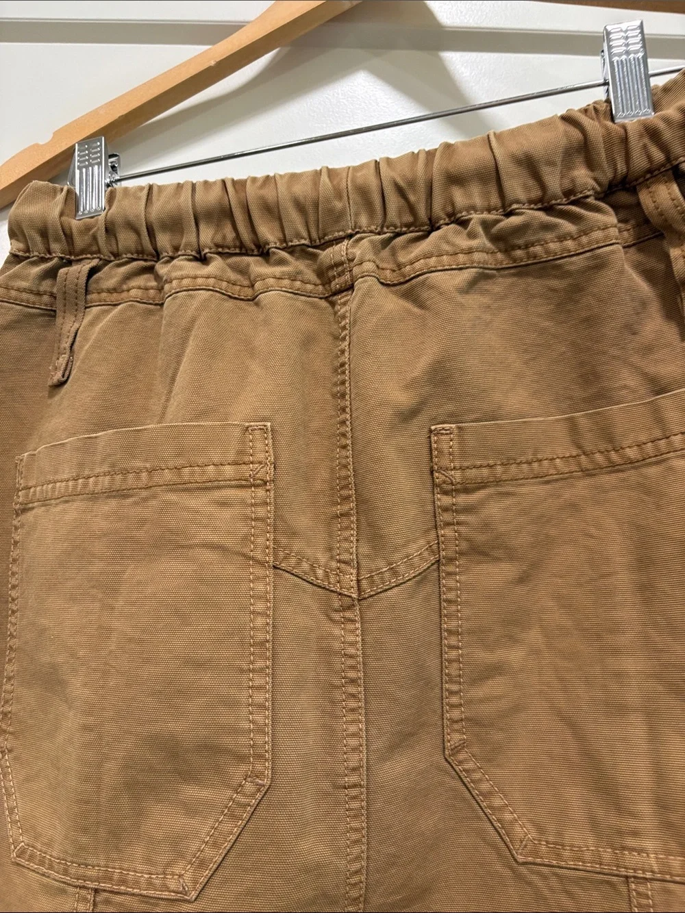 Free People Tobacco Brown Skirt. New With Tags—Pockets—Casual—BEAUTIFUL!  XS